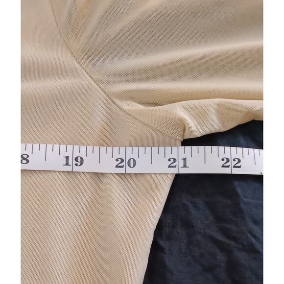 Spenser Jeremy Shirt Women's XL Bohemian BohoChic Minimalist Neutral Embroidered - Picture 6 of 8